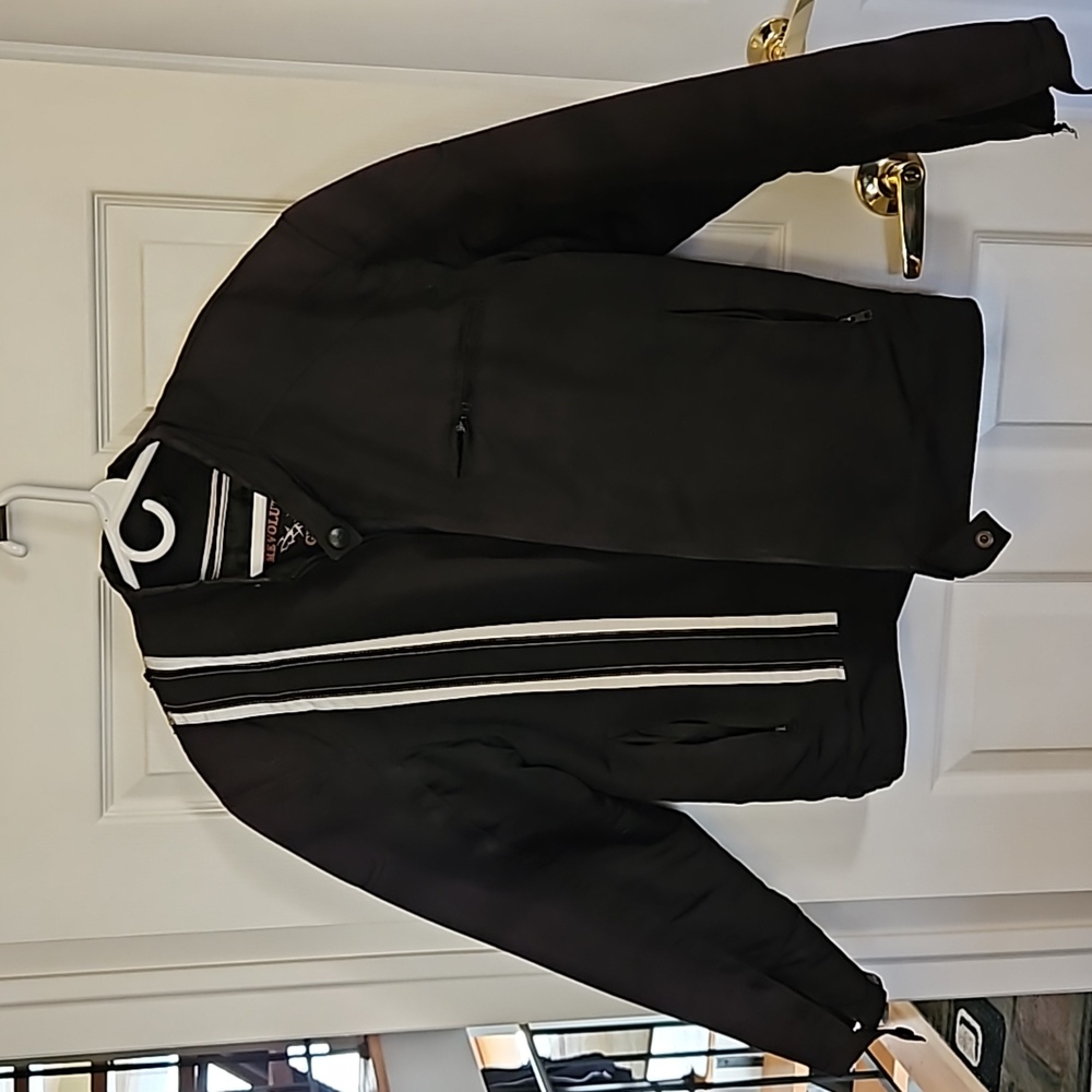 Men's motorcycle jacket size L with zip out lining - Revolution Gear